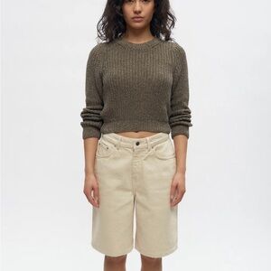 KOTN Olive Green Crew Neck Sweater